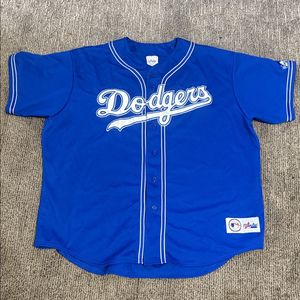 Majestic Blue Dodgers  Jersey